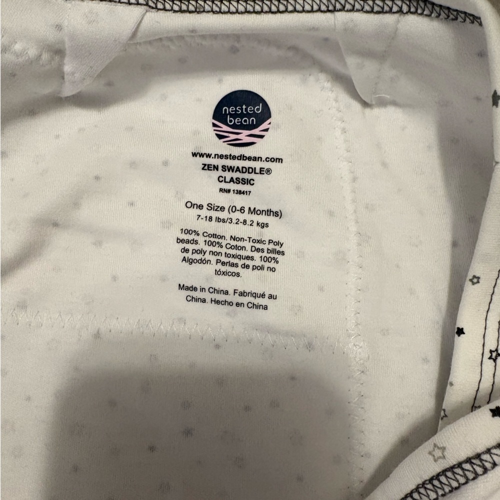 Nested Bean Zen Swaddle with Star Pattern - Picture 4 of 6